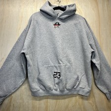 vtg 90s russell hoodie Embroidered Sz L