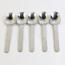 5 Piece Set West Elm Flatware Silverware Spoon Set