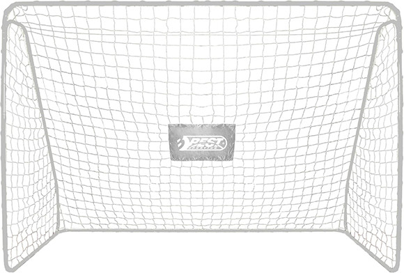Best Sporting Tornetz Weiß M. Logo Grau FüR FußBalltore 180 X 120 X 60 Cm-image