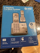Sealed New AT&T 2 Handset Cordless Home Phone System Caller ID Call Waiting