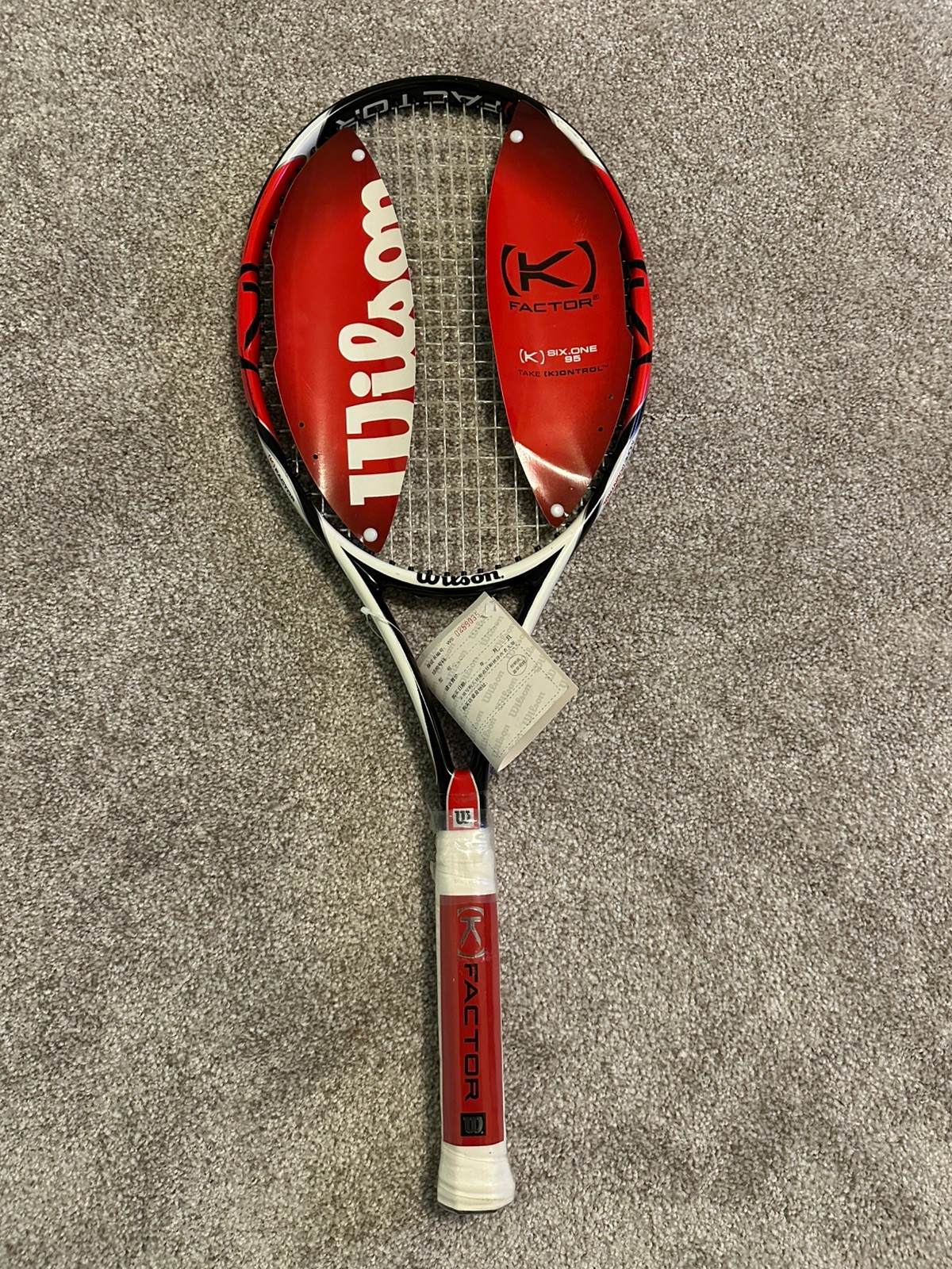 Wilson K Factor SIX.ONE 95 Tennis Racket 4 3/8 Grip - BRAND 