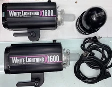 Paul C Buff White Lightning X1600 Monolight Studio Flash-Used (2 Units)