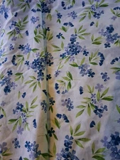 The COMPANY STORE Oversized KING 100% Cotton Blue Green FLORAL DUVET 2022