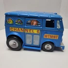 Vintage TMNT Channel 6 News Van Teenage Mutant Ninja Turtles 1992 Incomplete