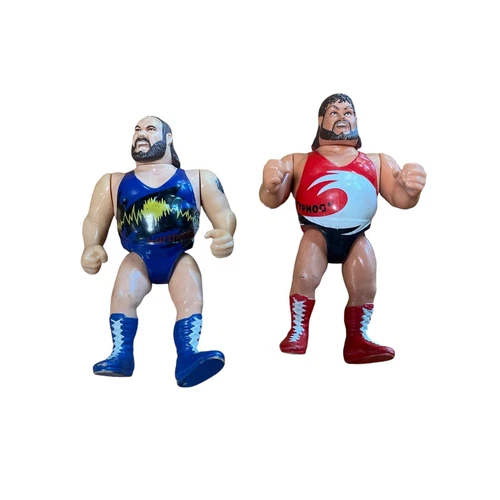 WWF Tag Team Earthquake Typhoon Natural Disasters Hasbro Series 3 1992 WWE