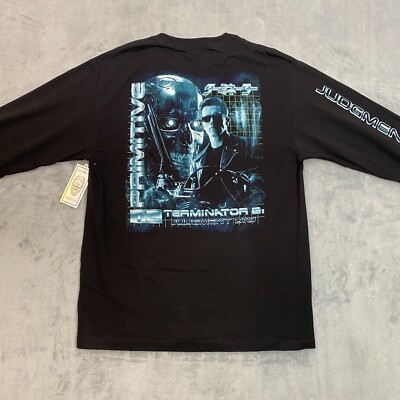 Primitive x T2 TERMINATOR 2 JUDGMENT DAY Men XL Black Long Sleeve BOX SET TEE