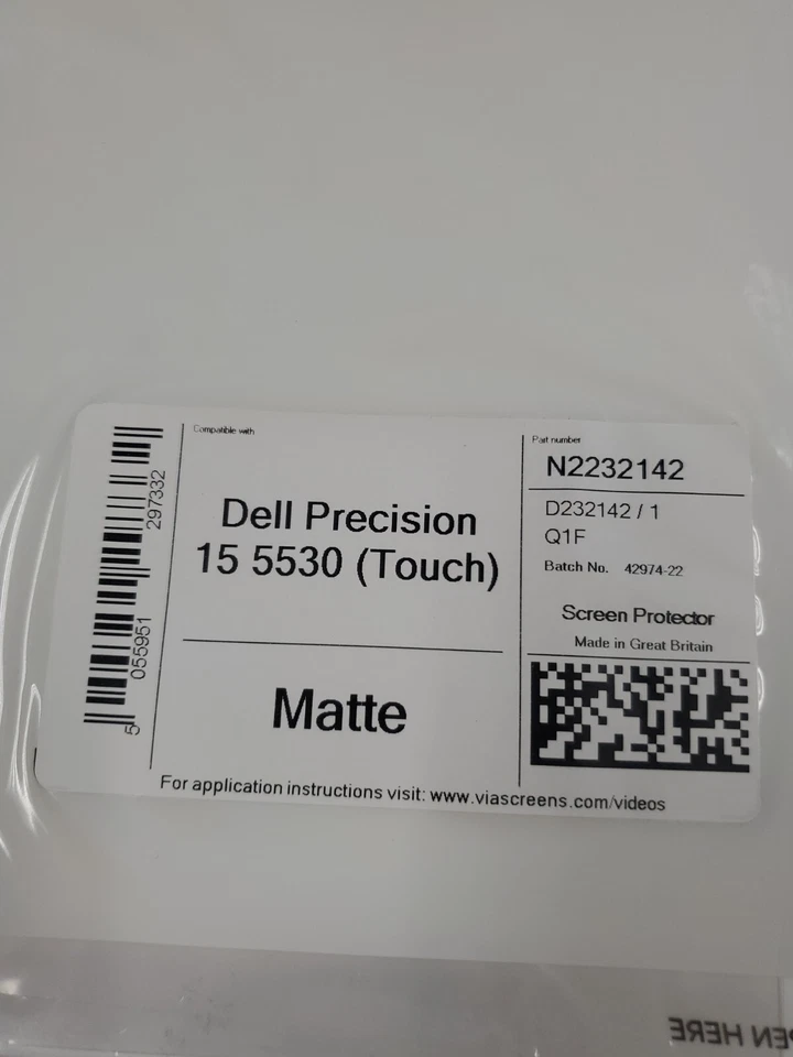 celicious 2Pack Matte Anti-Glare Screen Protector For Dell Precision 15 5530 (To - Image 2 of 2