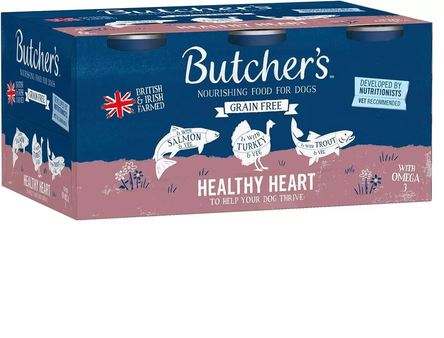 Butcher's Healthy Heart Wet Dog Food Tins, (12 x 390 g)
