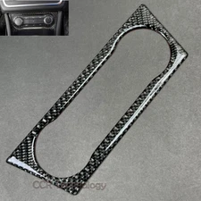 Real Carbon Fiber Climate Control Frame Trim Cover Fits 13-19 W117 CLA250 CLA45