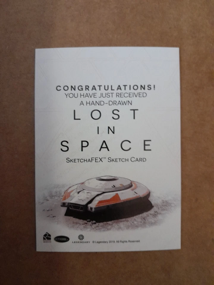 Lost In Space Season One Netflix 1/1 Sketchafex Sketch Card Will And John - Image 2 of 2