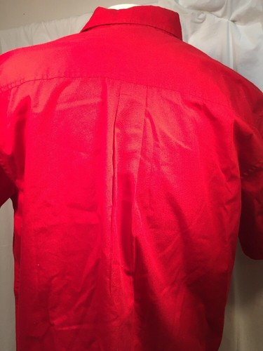 Tuskegee Airmen Motorcycle Club Button Front Red Shirt SS L Embroidered - Picture 7 of 10