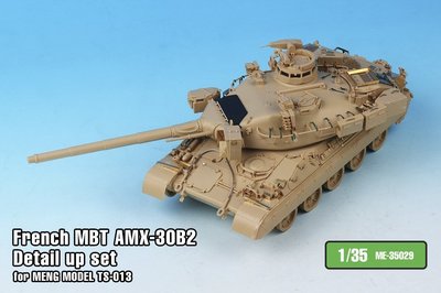 Tetra Model ME35029 1/35 French MBT AMX-30B2 Detail Up Set for Meng Model