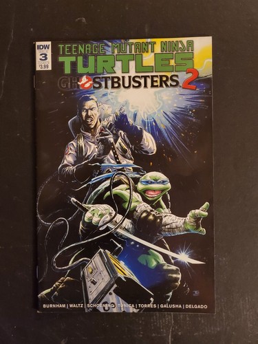 Teenage Mutant Ninja Turtles / Ghostbusters 2 #3 (November 2017, IDW) Cover B
