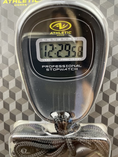 Athletic Works Performance Digital Alarm Stopwatch Sports Timer for sale online | eBay