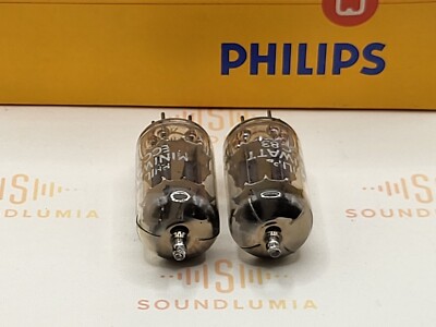 Philips ECC83 12AX7 Foil D 45° Getter 17mm Long Plates mC2