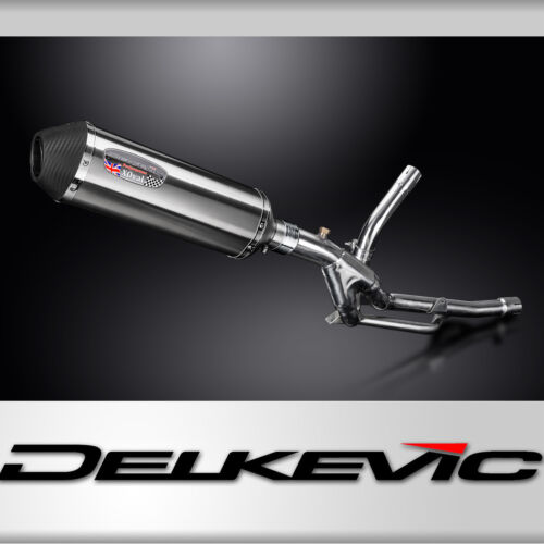 Suzuki DL650 V-Strom 2017-2023 343mm X-Oval Stainless Exhaust Silencer Can Kit - 第 1/5 張圖片
