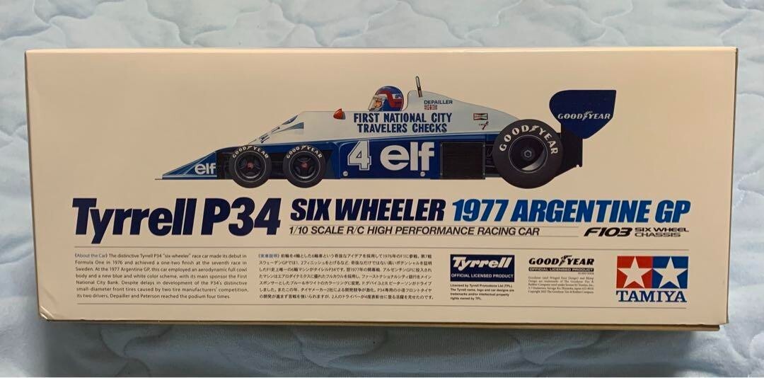 1/10 RC HIGH PERFORMANCE RACING CAR Tyrrell P34 1977 ARGENTINE GP