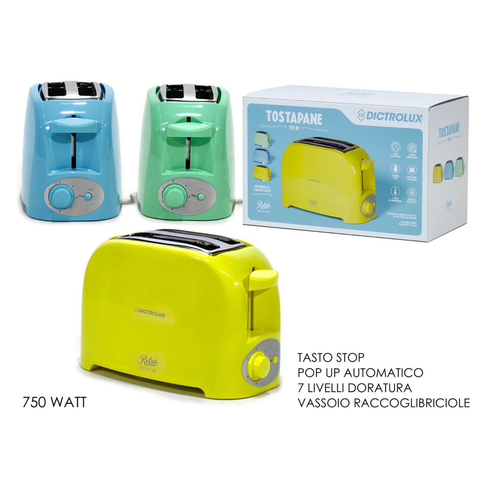 Recensione e Vendita Tostapane Dictrolux 800W | Prestazioni ed Affidabilità