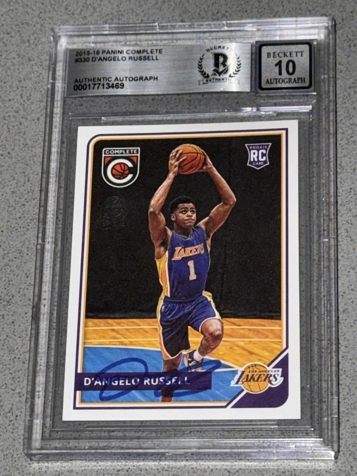 Dangelo Russell trading card