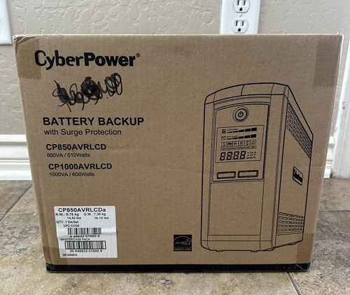 CyberPower CP850AVRLCD Battery Backup 850VA / 510Watts