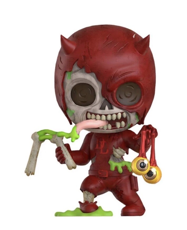 Hot Toys Cosbaby Marvel Zombies Daredevil Zombie Model Figure