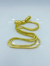 Genuine U.S. ARMY HAT CORD: GENERAL OFFICER - GOLD MYLAR WITH GOLD ACORNS