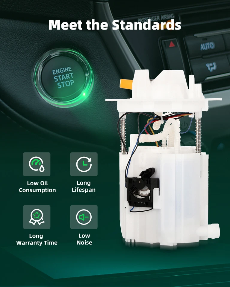 Bomba de combustível elétrica para 2012-2014 Mercedes Benz ML550 4.7L ML350 3.5L 1664702094 - Imagem 3 de 4