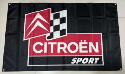 Citroen Sport Banner 3x5ft flag sign advertising garage shoroom