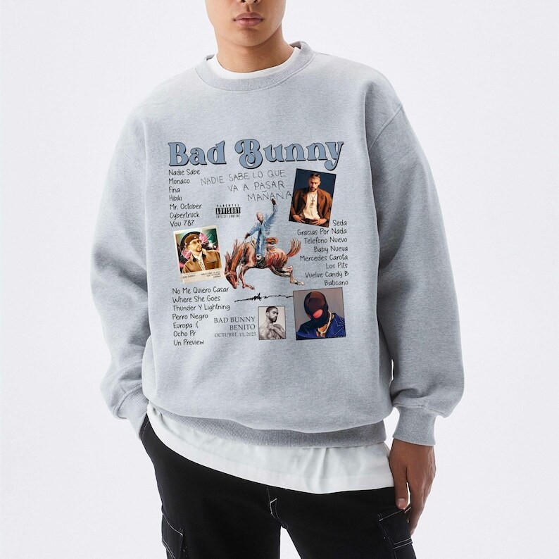 Bad Bunny 2024 Most Wanted Tour Tshirt
