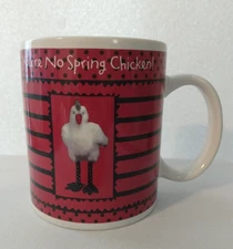 The Boyds Collection Bearware Pottery Mug You're No Spring Chicken 2003 RARE!