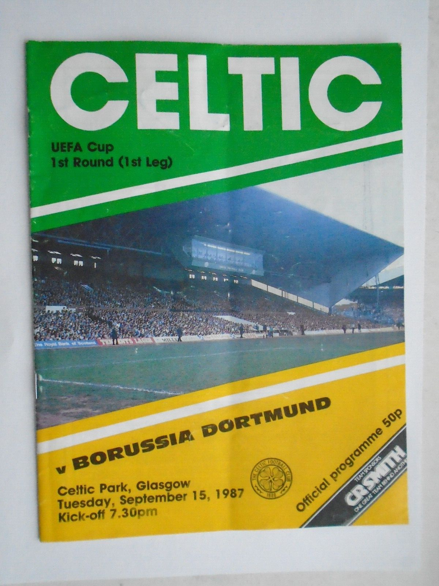 Celtic v Borussia Dortmund 1987/88 UEFA Cup
