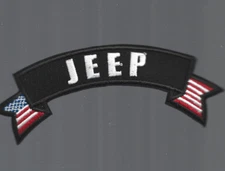 NEW 1 1/2 x 5 1/8" Jeep Iron on Patch Free Shipping