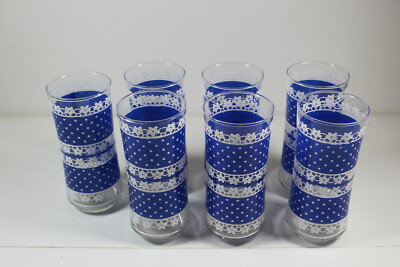 Glassware - Christmas - Holidays - Winter - Snowflakes, QTY 7