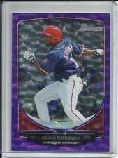Brian Goodwin 2013 Bowman Purple Sparkle #08/10