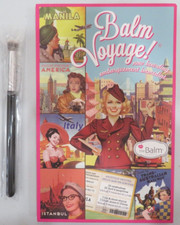 The Balm Cosmetics- Balm Voyage Palette- NIB w/Bonus Makeup Brush