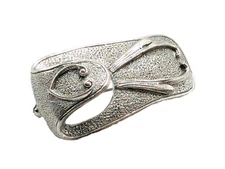 Vintage Sarah Coventry Hook Split Trick Brooch Pin Silver Tone Jewelry