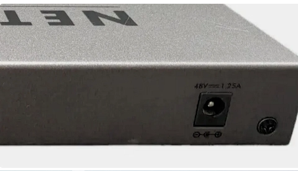 48V Power Supply Adapter for Netgear ProSafe GS108P GS108P-100NAS Gigabit Switch - Image 3 of 3