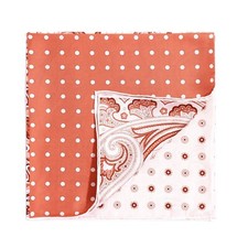 Men's 100 Silk Four pattern colors Twill Handkerchief Squares Pocket 53cm 21"