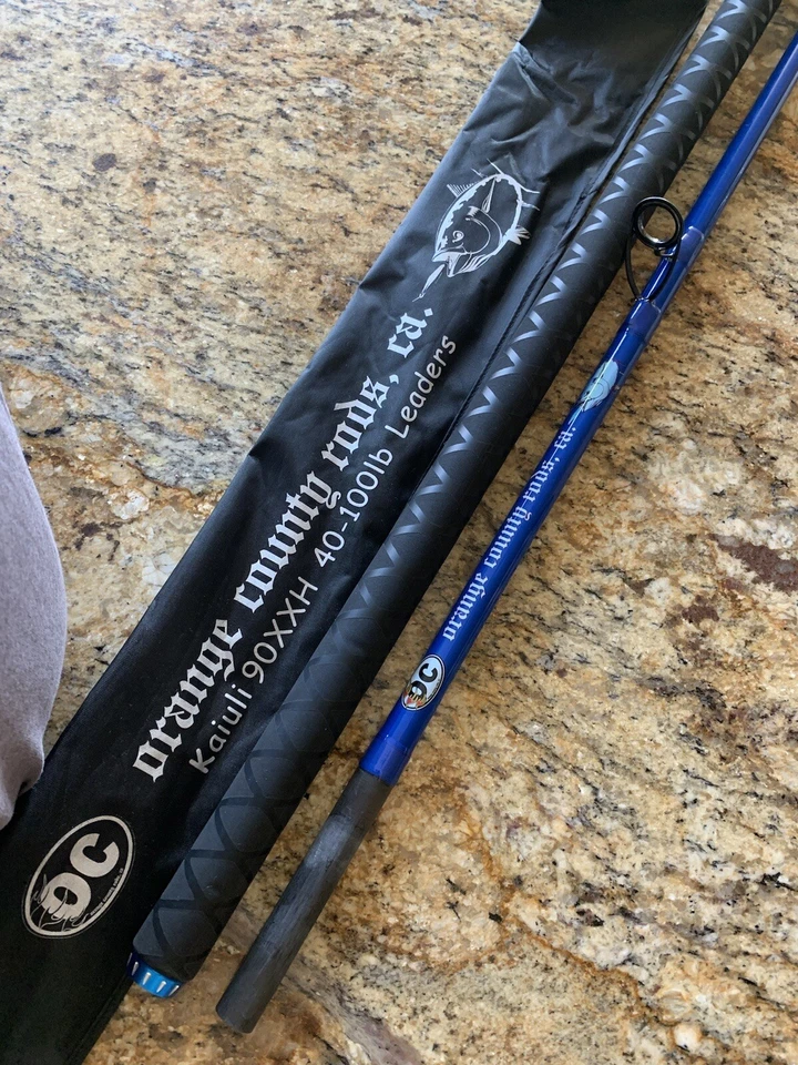 9 pies. Plantilla convencional 50-100 lb. MONSTRUO DE FUNDICIÓN 🔥 CAÑA DE PESCAR GRANDE Foto 3 de 4