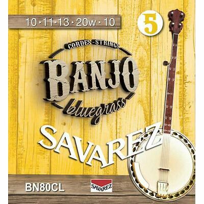 SAVAREZ BN80CL Saitensatz für 5-sait. Banjo, Bluegrass, custom light