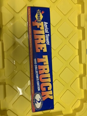 1995 Sunoco Aerial Tower Toy Fire Truck Collector's Edition ~ New in Box