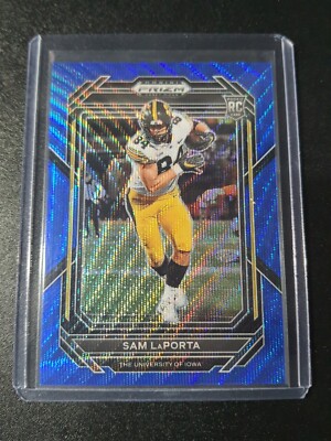 Sam LaPorta - Prizm Draft Picks 2023 - Lions - Blue Wave Prizm - /249 - RC