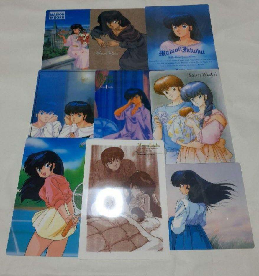 Rumiko Takahashi Maison Ikkoku Card Set - 9 Pieces, Vintage Rumiko Takahashi Maison Ikkoku Card Set - 9 Pieces, Vintage