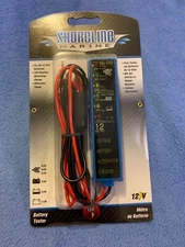 Shoreline Marine Battery & Alternator Tester For 12 Volt Batteries LED New MIP