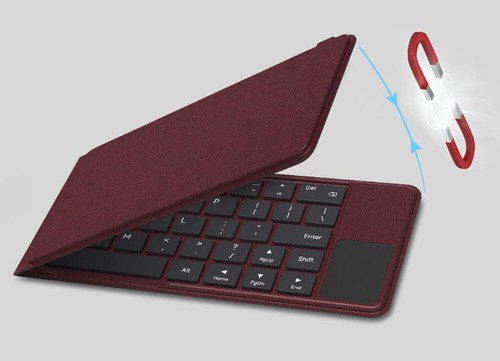 BOW Foldable Smart Touch Bluetooth Keyboard For HUAWEI Mate XT Ultimate Mate X5 - Picture 14 of 26