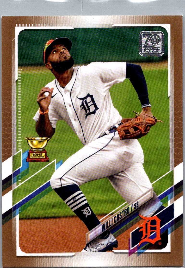 2021 Topps #339 Willi Castro Gold #/2021