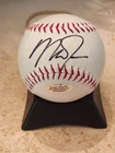 Mike Trout California Angels Autographed Baseball With Certification
