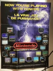 Vintage 1990 Mattel NES Nintendo Now You're Playing w Power Promo Insert Poster