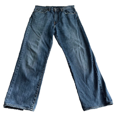 Levi s 751 Jeans Mens 34x30 Standard Fit Blue Medium Wash Denim Straight Stretch