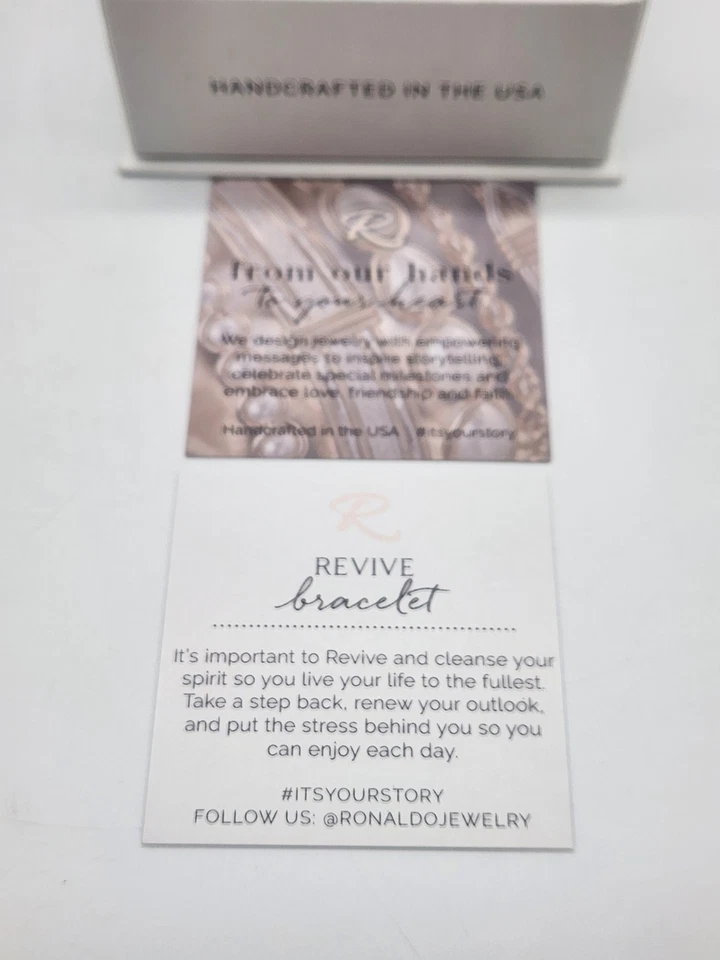 Ronaldo Jewelry REVIVE Gold and Pearl Bracelet Handcrafted in the USA - Image 4 of 4